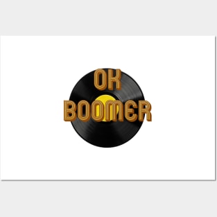 ok boomer - vinyl technology Posters and Art